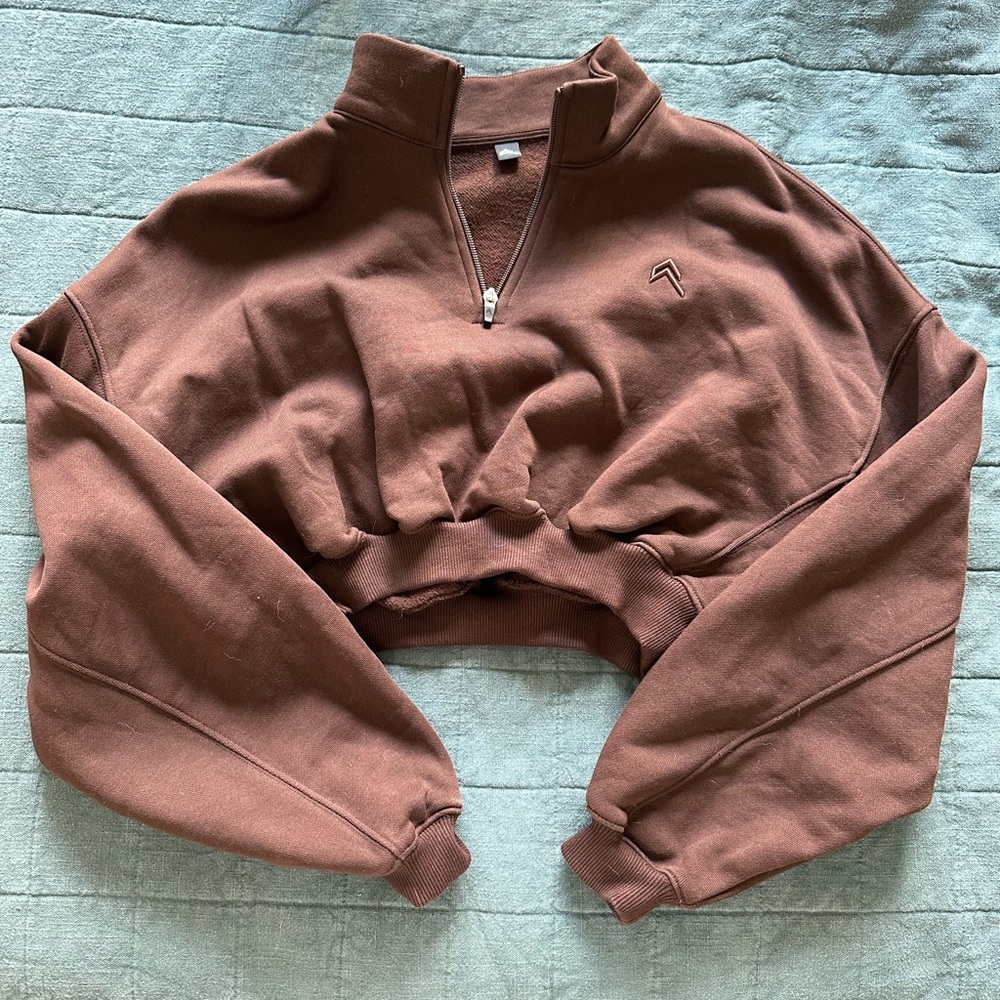 Oner Active cropped quarter zip